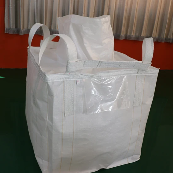 Верхний круглый носик FIBC, большая тканая тонная сумка из полипропилена