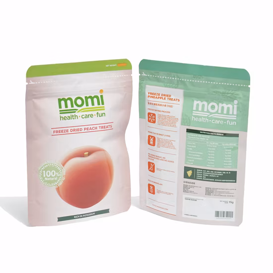 Коричневый рециркуляционный пакет с принтом на молнии для упаковки кофе Дешевый пакет Doypack из крафт-бумаги на молнии для пищевых продуктов с окном